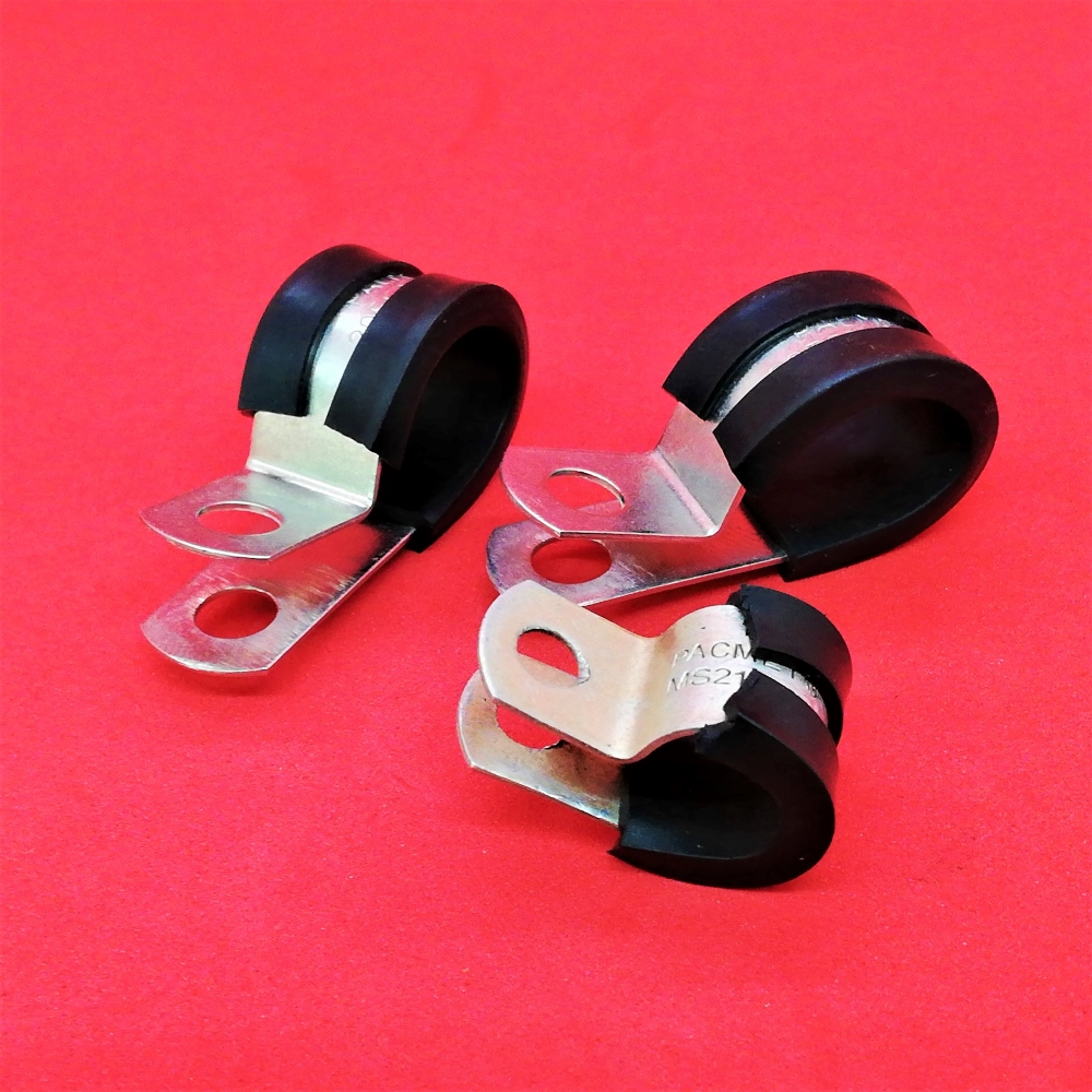 Abrazaderas Metálicas con Cubiertas de Hule - Metal Clamps with Rubber  Covers - Plastic Fasteners - Micro Partes®